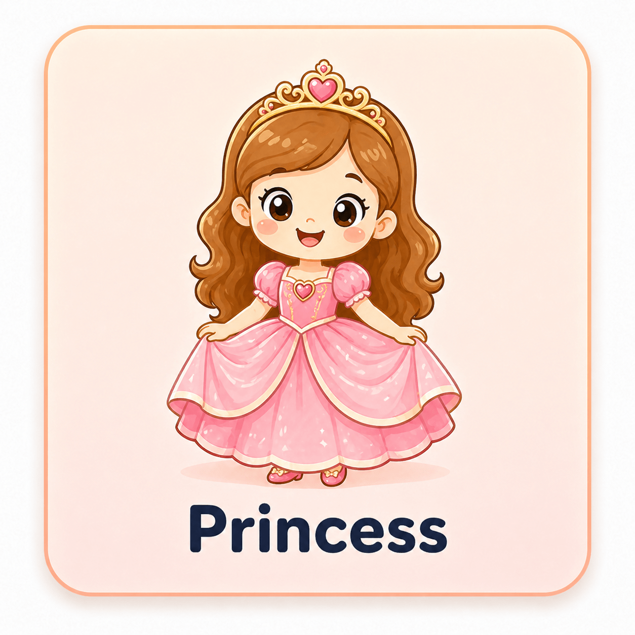 Princess coloring pages category with princess dresses, crowns, castles, fairy tale scenes, and royal designs for kids